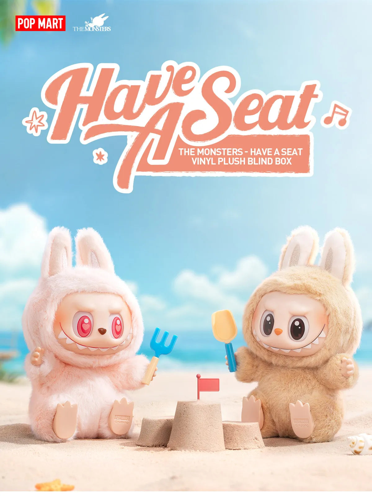 [RESTOCK: OCTOBER POPMART Have a Seat Vinyl Plush Blind Box Labubu