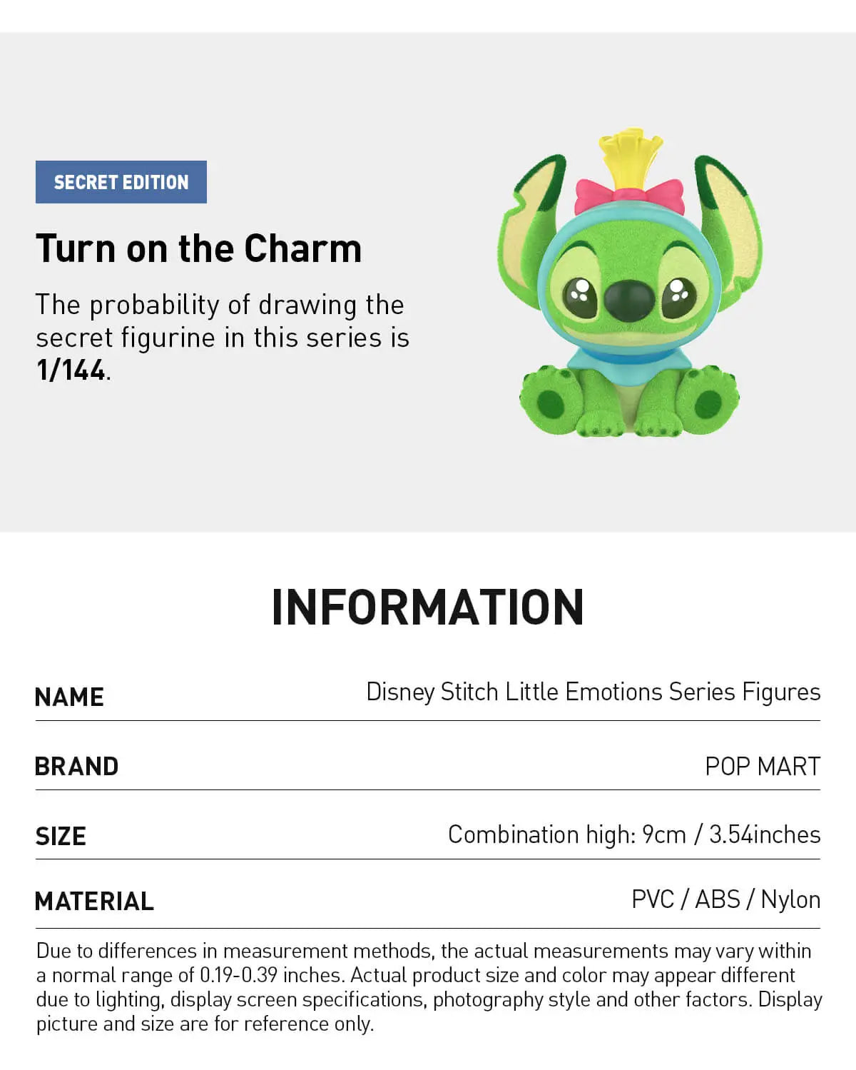 [Incoming Restock: June] POPMART Disney Stitch Little Emotions Series Figures (SEALED)