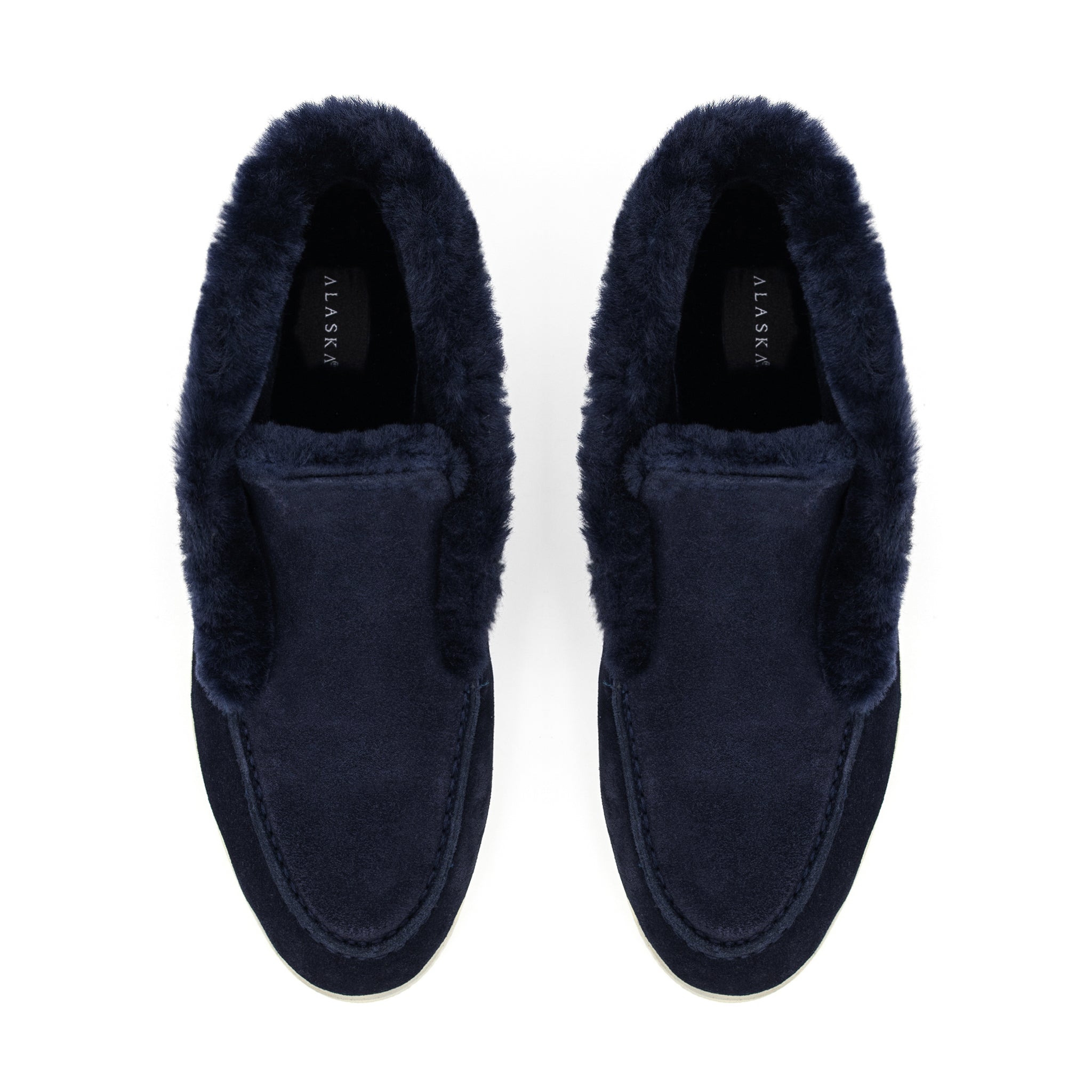 Norwood Genuine Shearling Loafer Boots in Blue