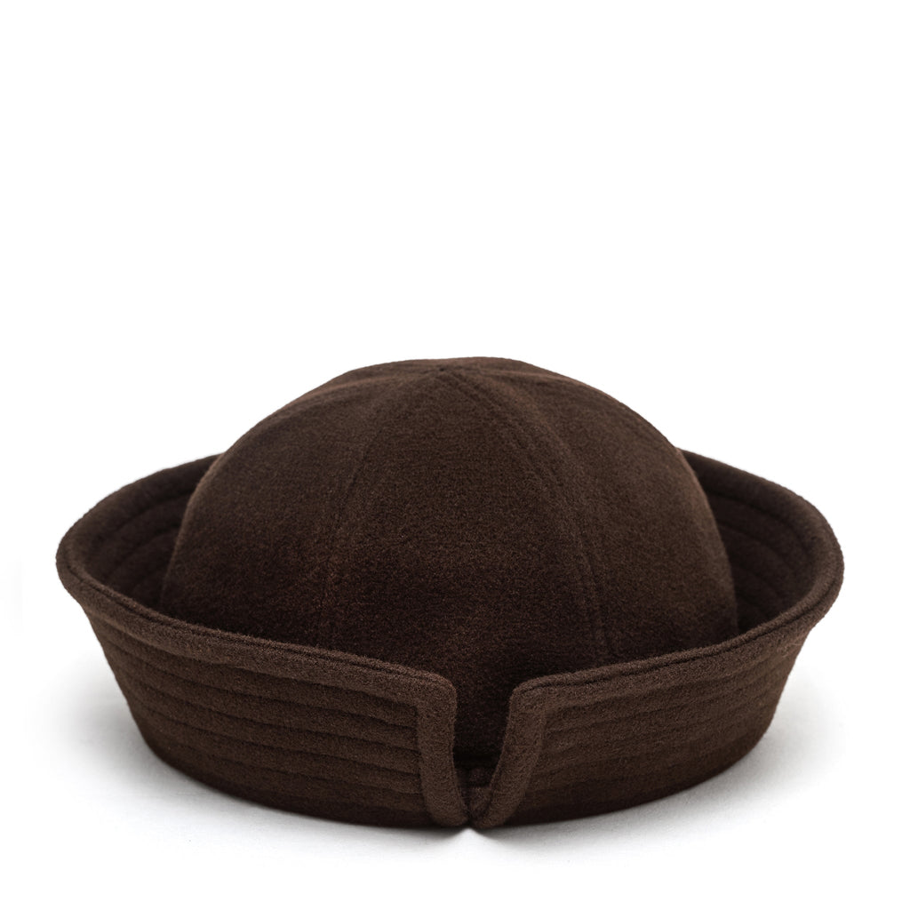 Sailor Collare Hat in Dark Chocolate