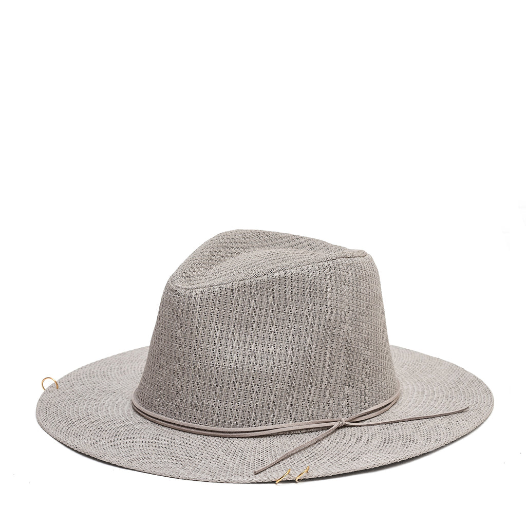 Antonella Double Chain Pierced  Hat in Grey