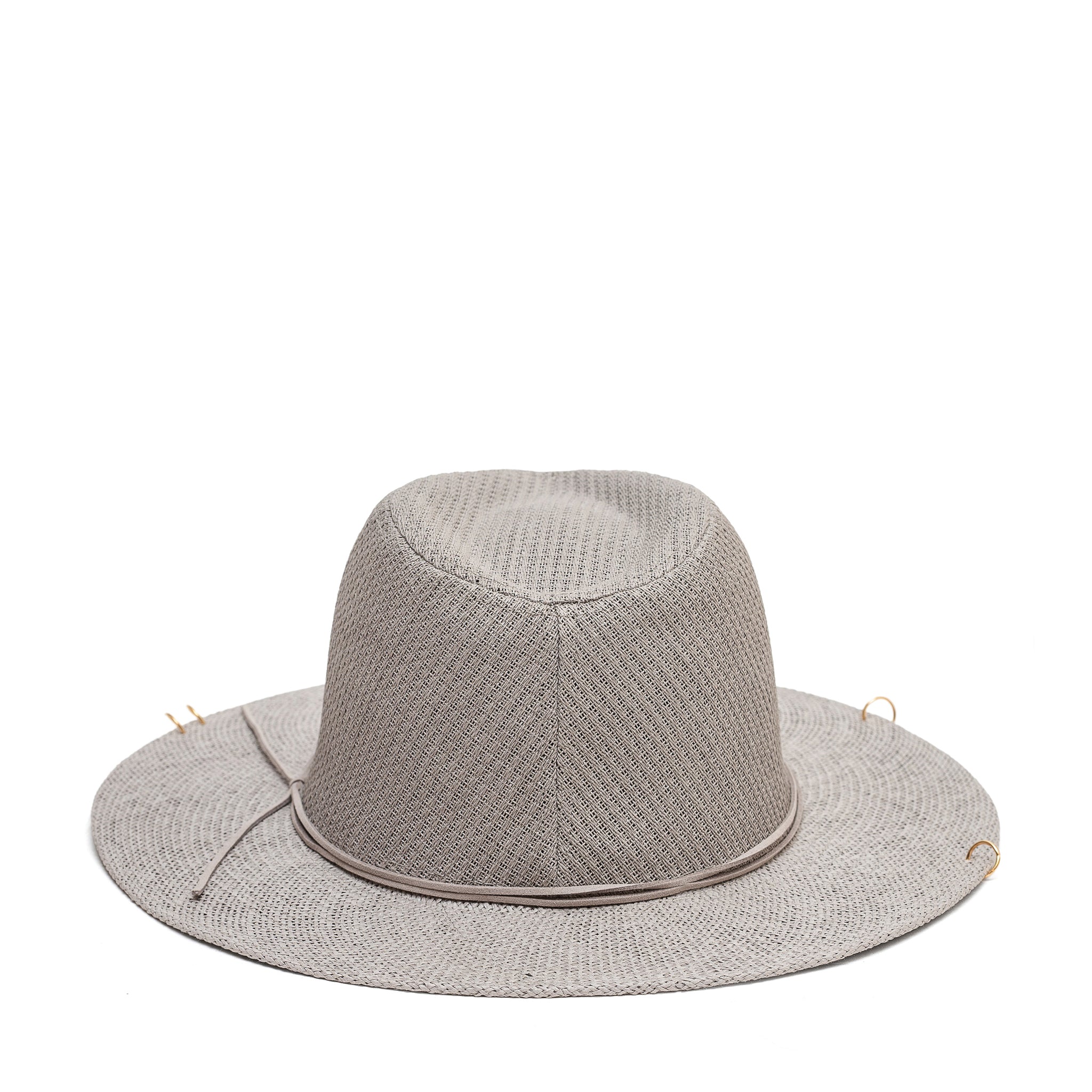 Antonella Double Chain Pierced  Hat in Grey