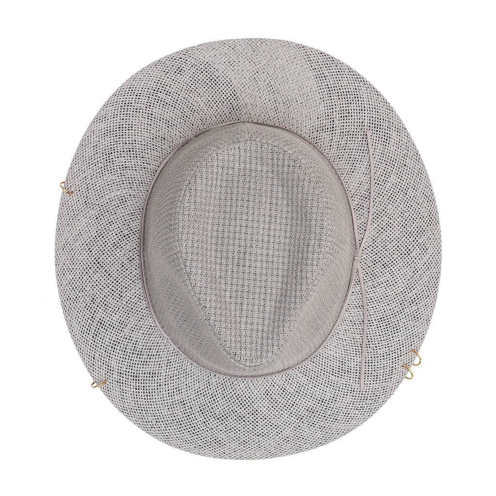 Antonella Double Chain Pierced  Hat in Grey