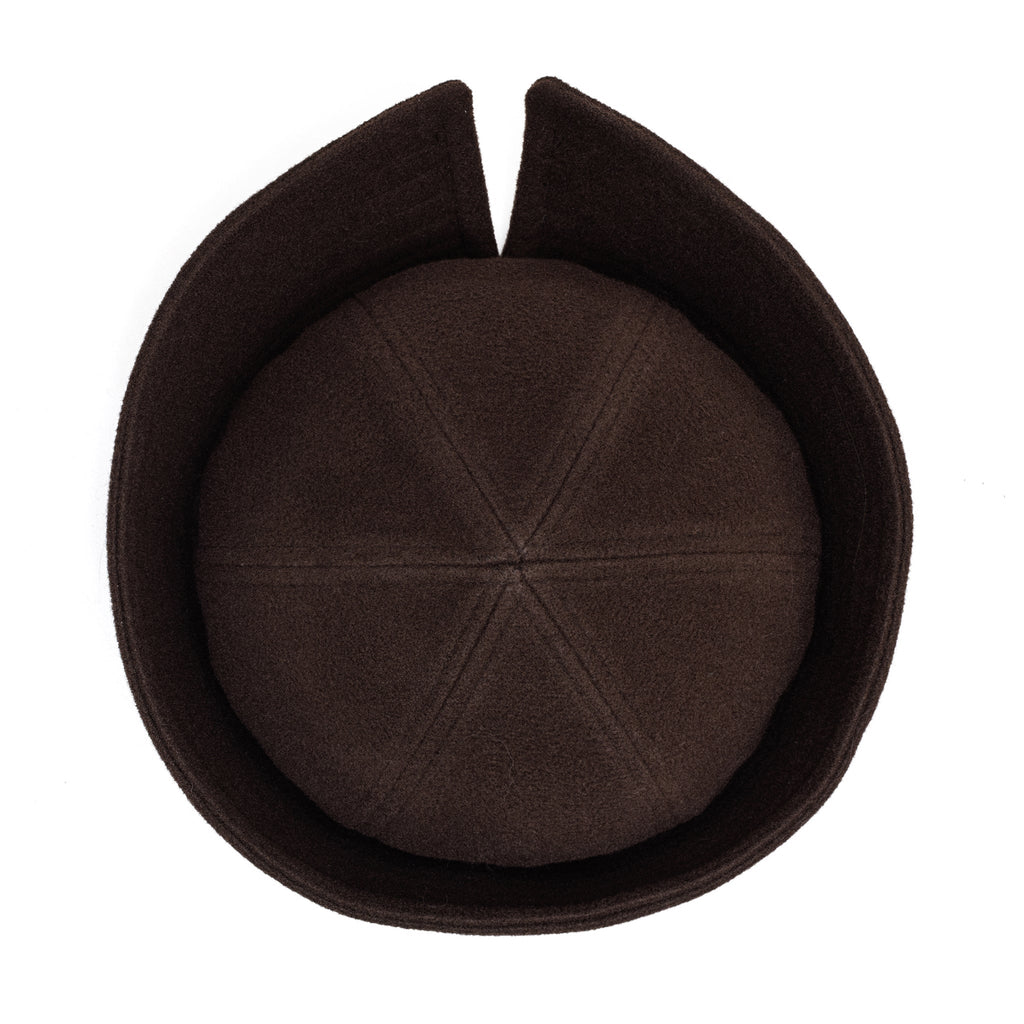 Sailor Collare Hat in Dark Chocolate