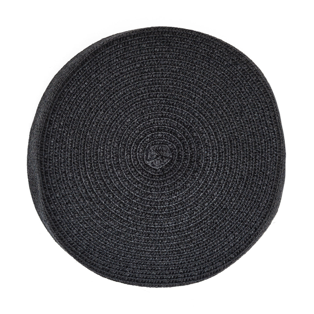 Hartym Double Chain Hat in Black
