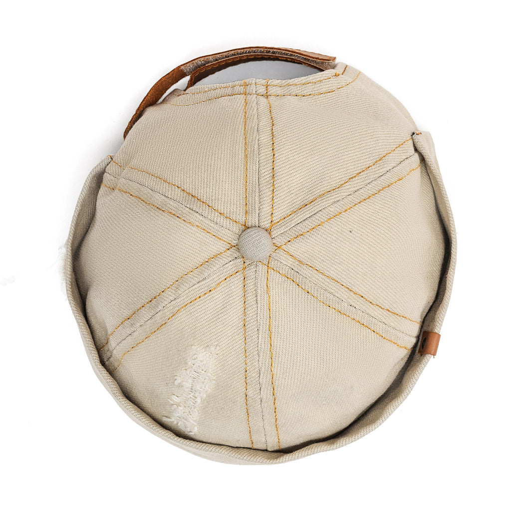 Docker Cap in Sand Denim