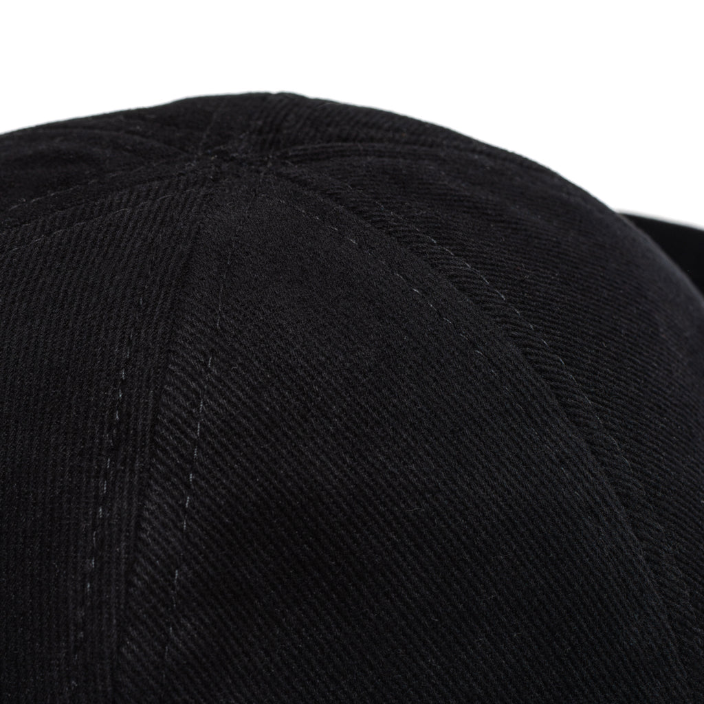 Sailor Cotton Folded Brim Hat in Black