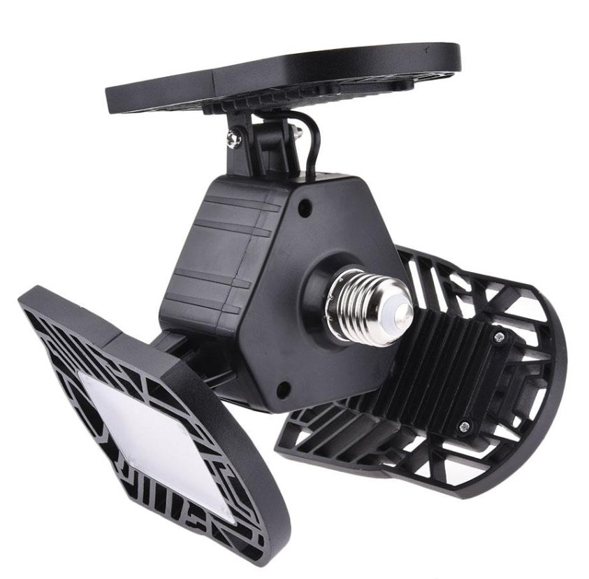 60W Super Bright Deformable LED Light for Gym Warehouse Garage 6000 Lumens