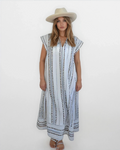 Josie Maxi Dress - Black/Cream