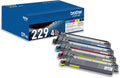 New, Pre-Owned - Brother 229 Black, Cyan, Magenta and Yellow Standard-Yield Toner, TN2294PK