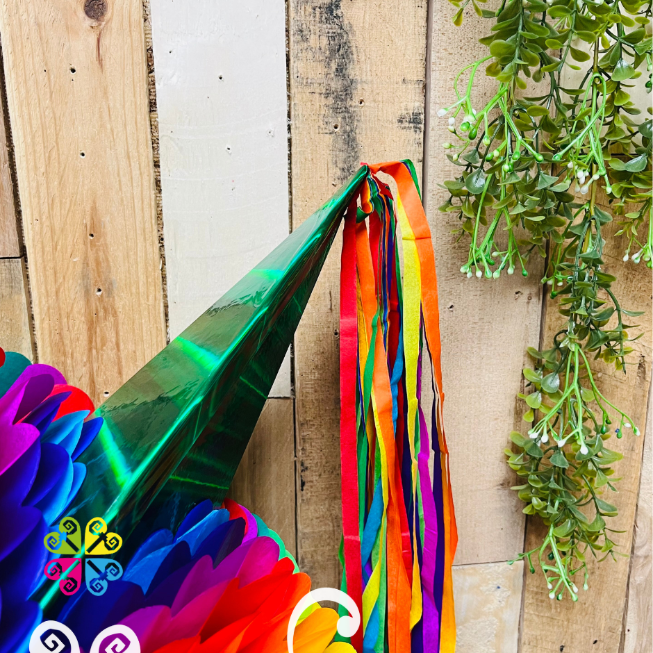 Large Multicolor Fiesta Piñata - Mexican Fiesta Decor