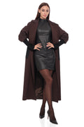 Miru Trench Coat in Chocolate