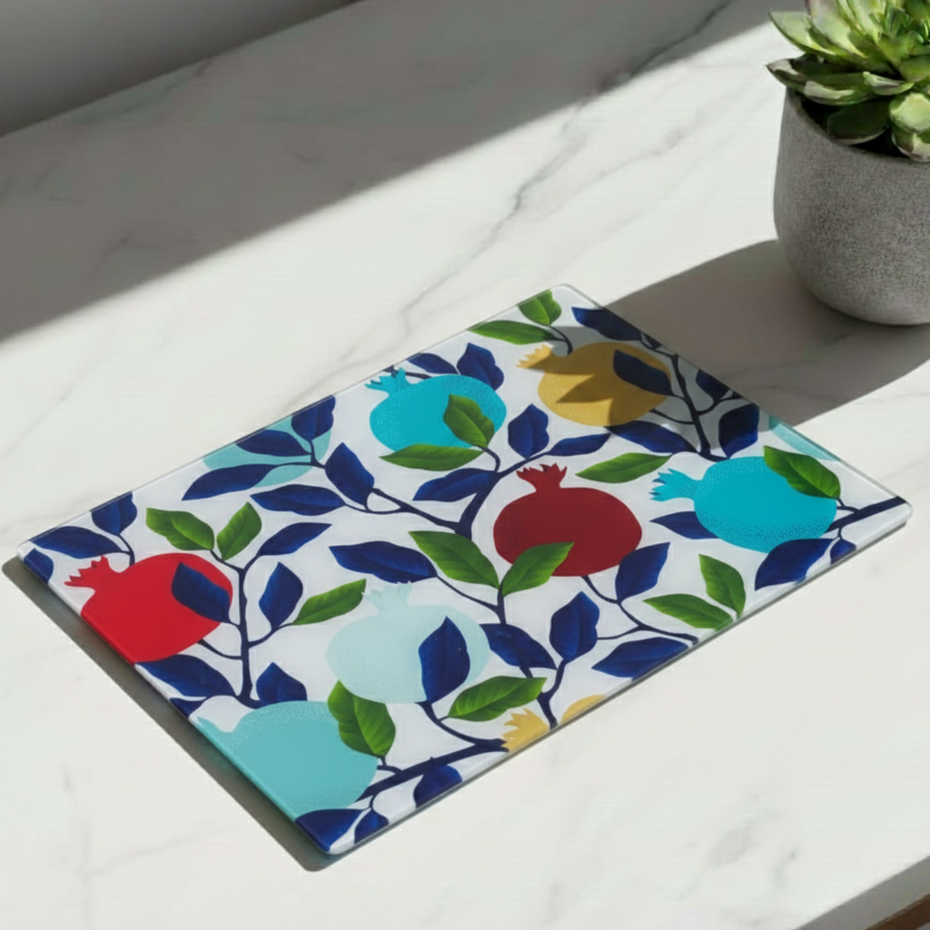 Colorful & Chic Jewish Gift Set: Modern Judaica – Rimon Glam Series