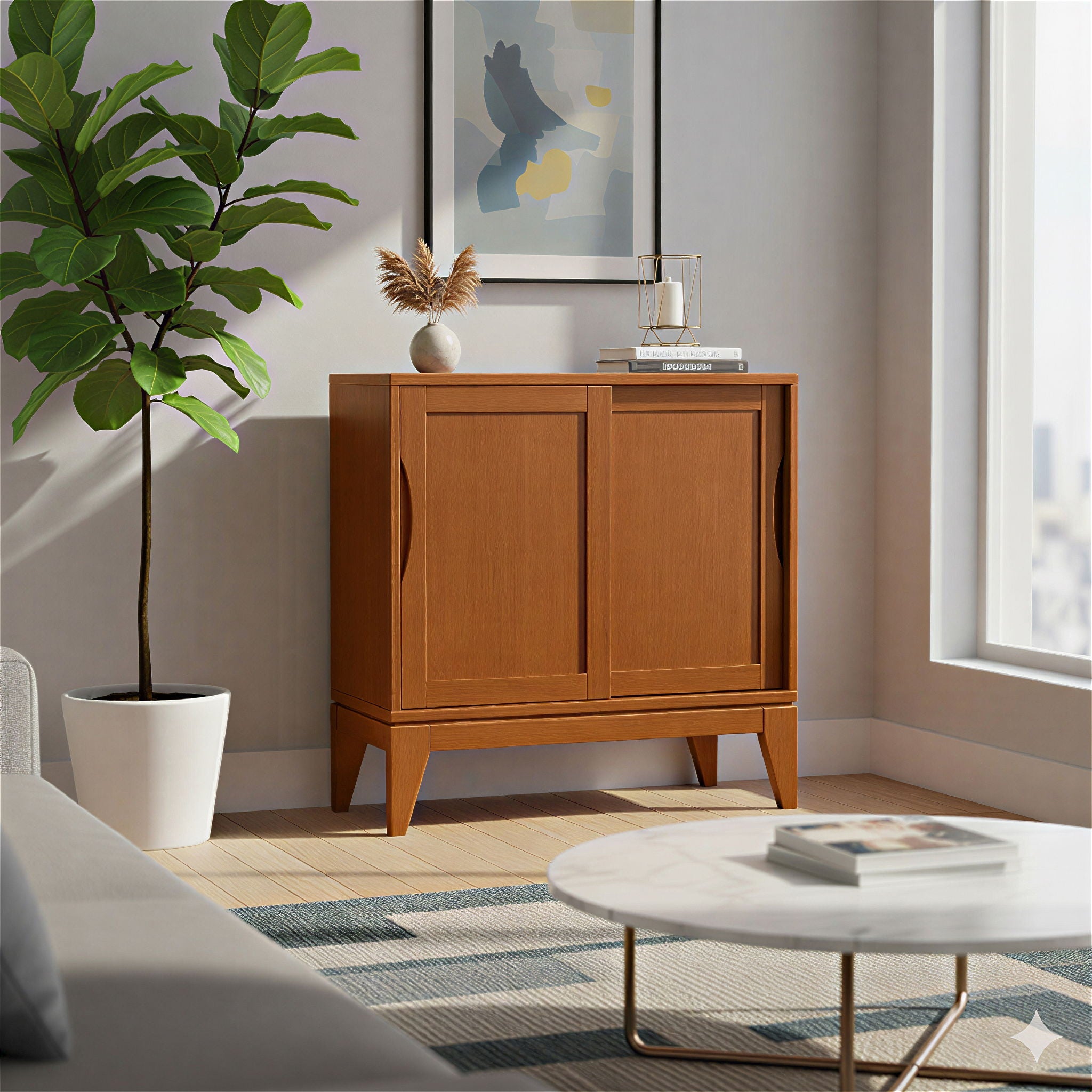 Harper - Low Storage Handcrafted Cabinet