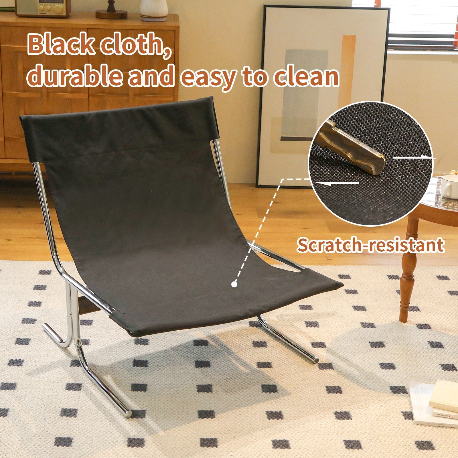 Accent Chair High Back Wingback Faux Leather Brown 27x32x39 In 350 LB