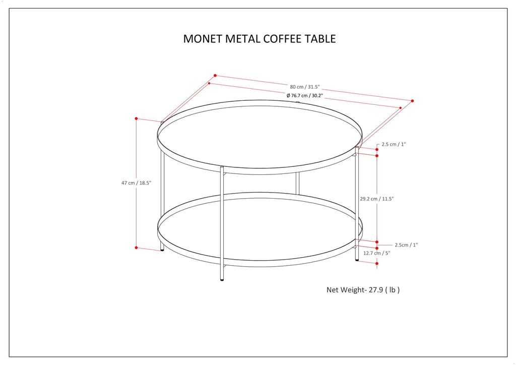 Monet - Handcrafted Table