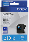 New, Pre-Owned - Brother LC101 Cyan Ink Cartridge