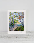 Notecard- Walk Along the Lake