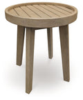 Marina Sun - Round End Table - Beige