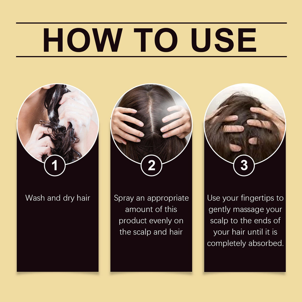 Scalp Nourishing Spray Strengthens Hair And Moisturizes Hair And Scalp Care Plant Extract
