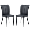 Modern Minimalist Dining Chairs (Set of 2)