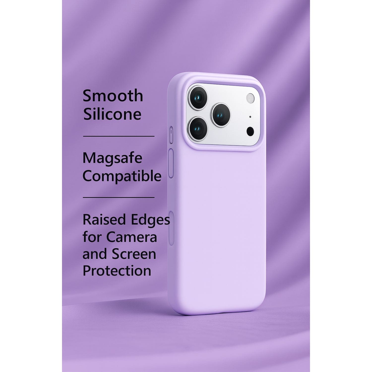 iPhone 17 Pro Max Case - Silicone MagSafe Anti-Slip | Venture Series