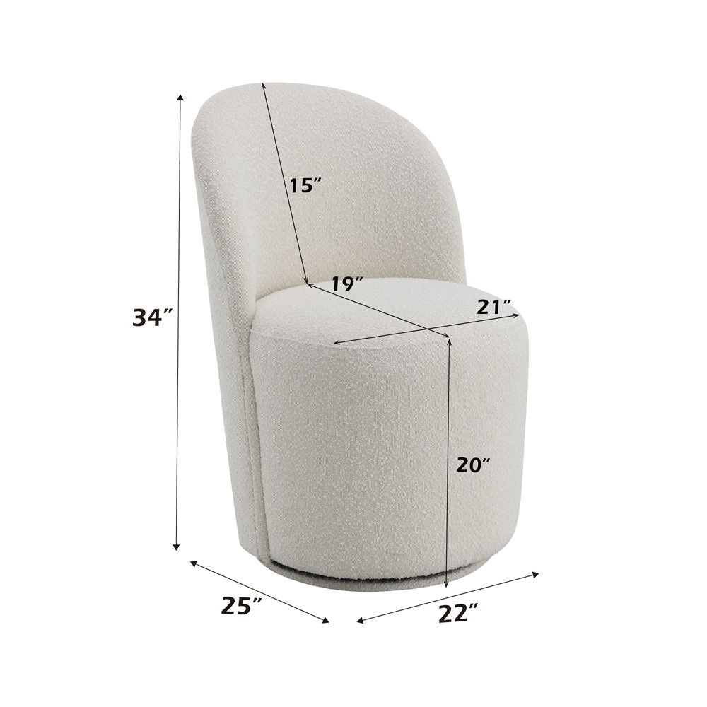 Hollis - Side Chair (Set of 2) - Beige Boucle