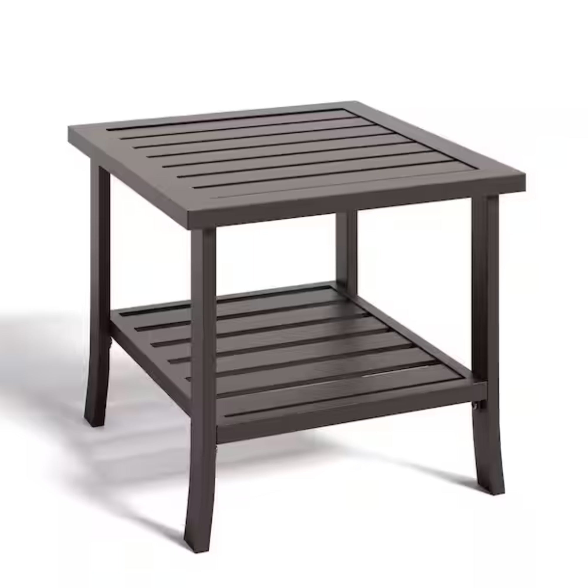Outdoor Patio Set Steel 8 Piece Seats 9 Khaki Gray