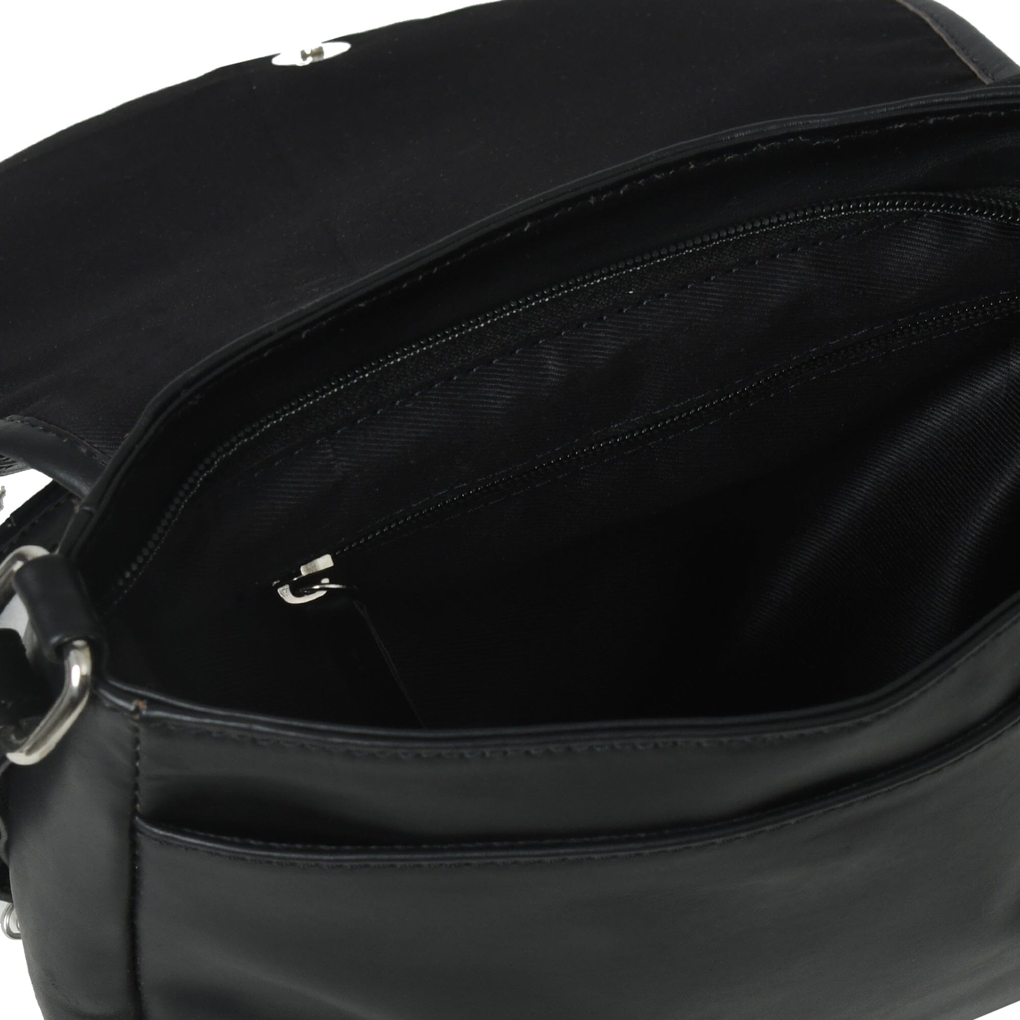The Croco Satchel- Black