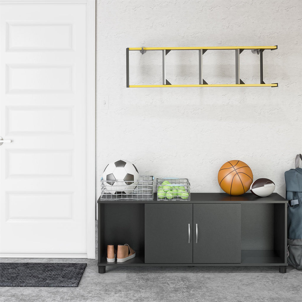 Lory - Shoe Storage Bench - Black