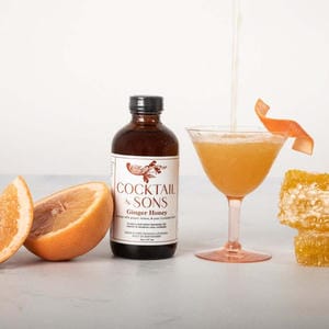Ginger Honey Cocktail Syrup | Cocktail & Sons (8oz)