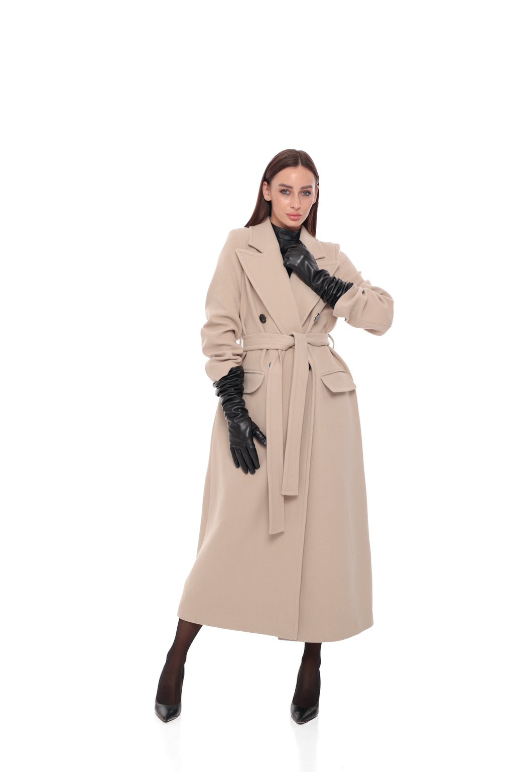 Pre-Order. Re-Stock Ships April 15, 2026. Stella Wool Blend Overcoat