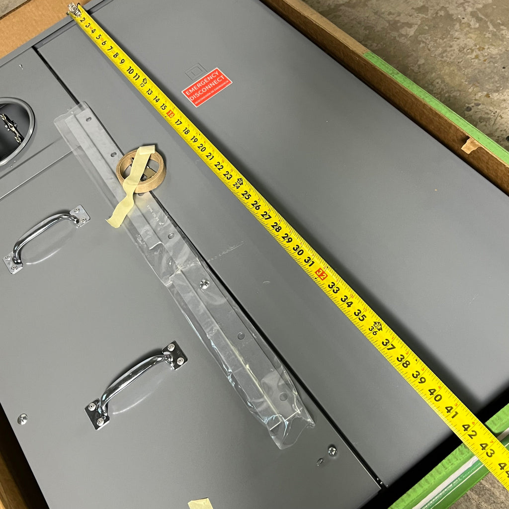 SCHNEIDER ELECTRIC Combination Service Entrance Device Sz 28.5" W X 41.5" H