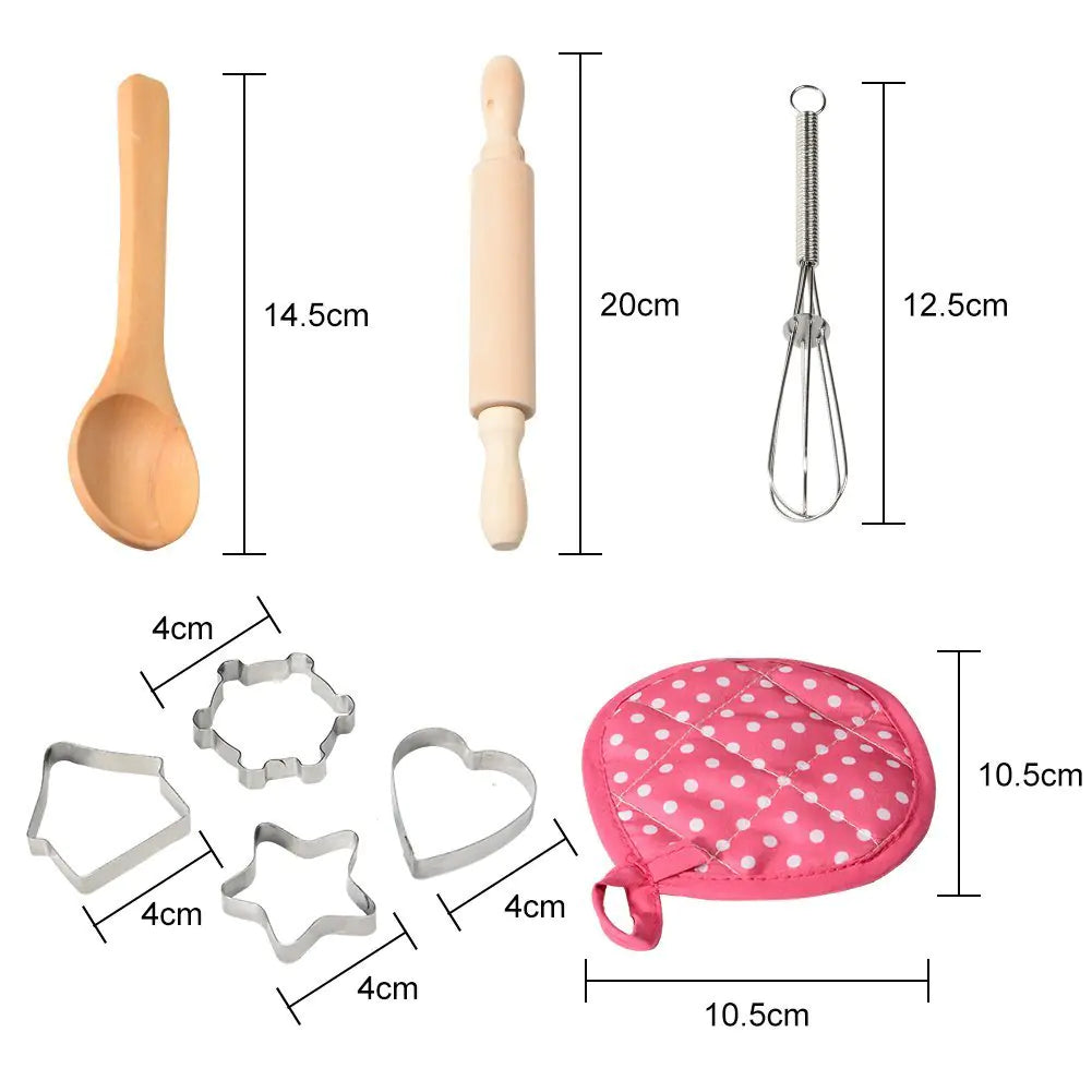 11-Piece Kids Cooking Playset
