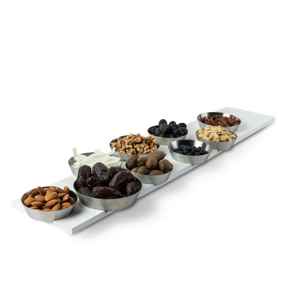 Modular Serving Tray with 9 Matching Dishes – Porto Series