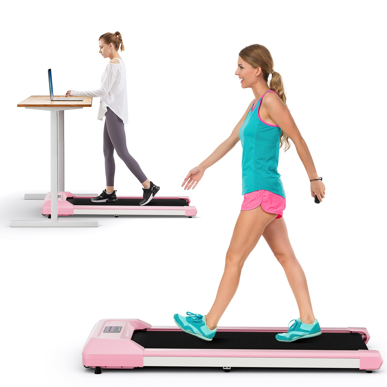 2.25 HP Walking Pad with LED Display and Remote Control