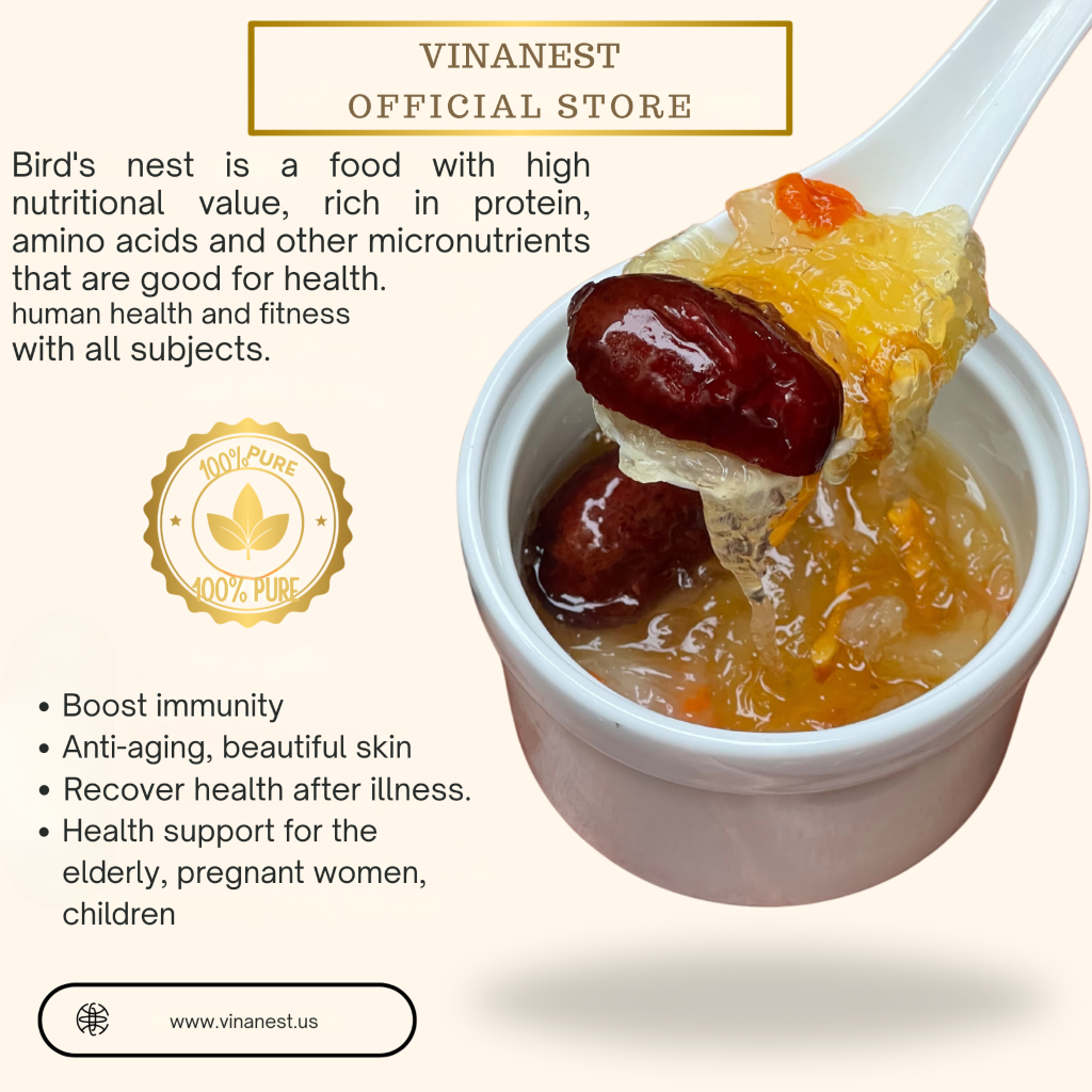 Vinanest Simply Swift 2 (Yến Sơ Mướp Đắp Tổ) 100GR
