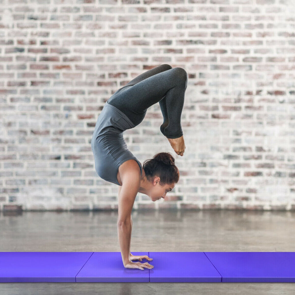 4 Feet x 10 Feet x 2 Inch Folding Gymnastics Tumbling Gym Mat