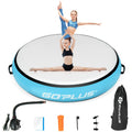 40 Inch Inflatable Round Gymnastic Mat with Electric Pump
