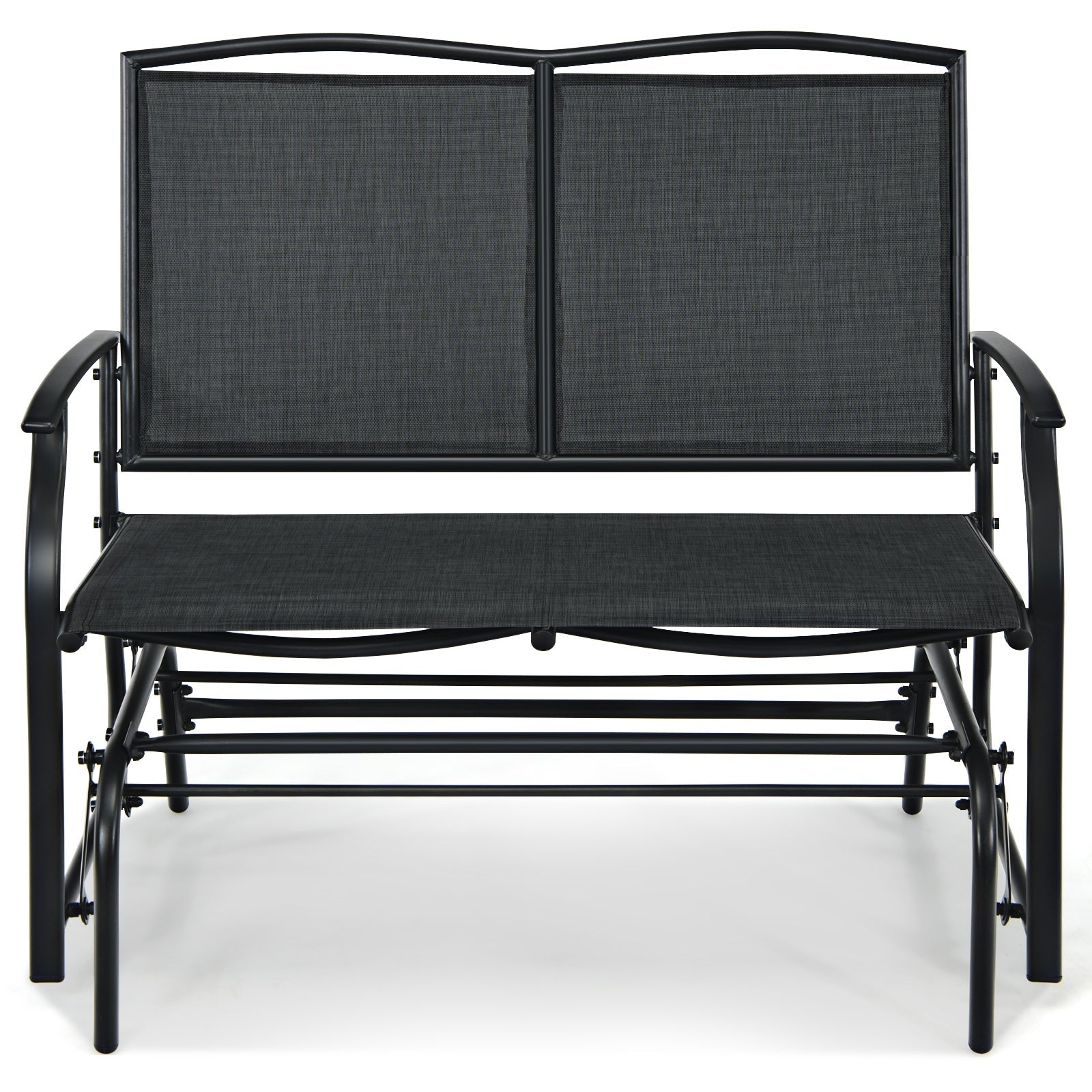 Iron Patio Rocking Chair for Outdoor Backyard and Lawn