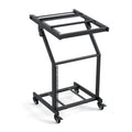 2 Layer Professional Audio Rack Mount with Adjustable Crossbars