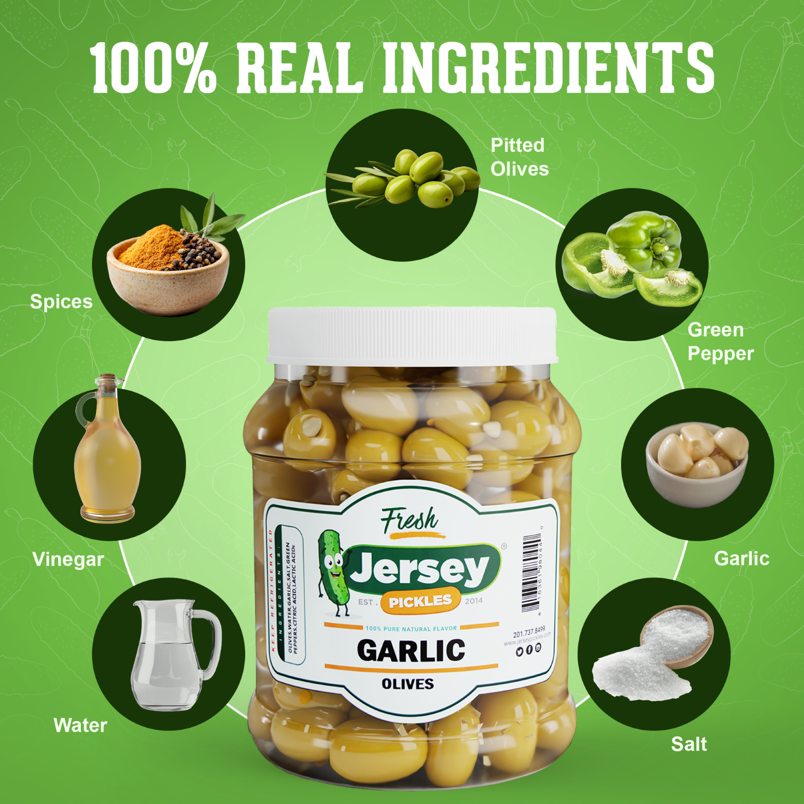 Garlic Stuffed Olives