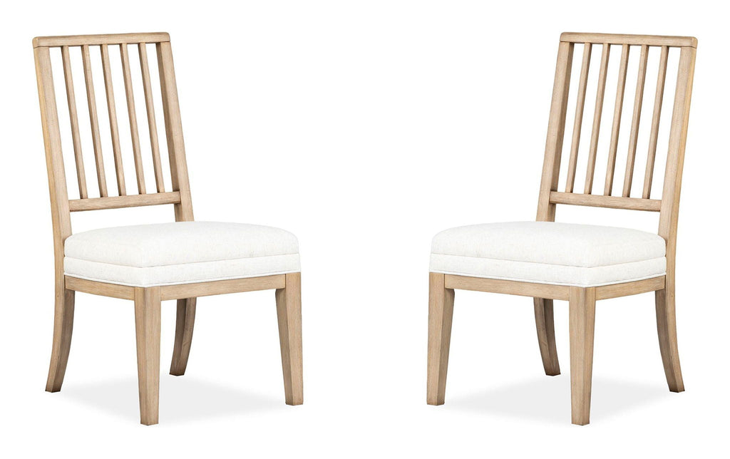 Coventry - Upholstered Side Chair With Solid Wood Back (Set of 2) - Honey Maple