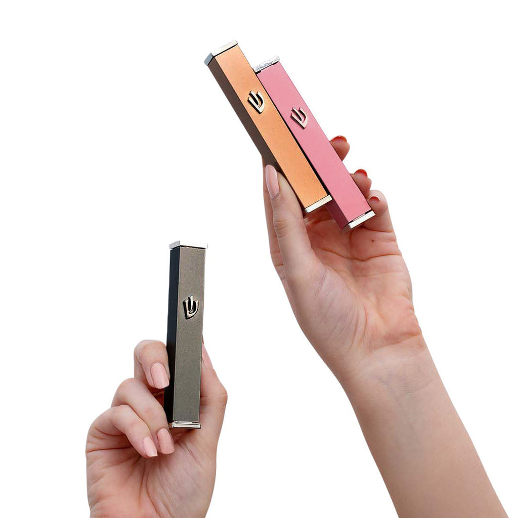 Classic Mezuzah Case for Door – Colorful Stainless Steel Design – Candy Series