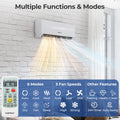 30000 BTU 4 Zone 23 SEER2 Mini Split Air Conditioner Wifi Enabled with Heat Pump