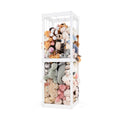 300L Large Stuffed Animal Storage with Open Top and Elastic Cords
