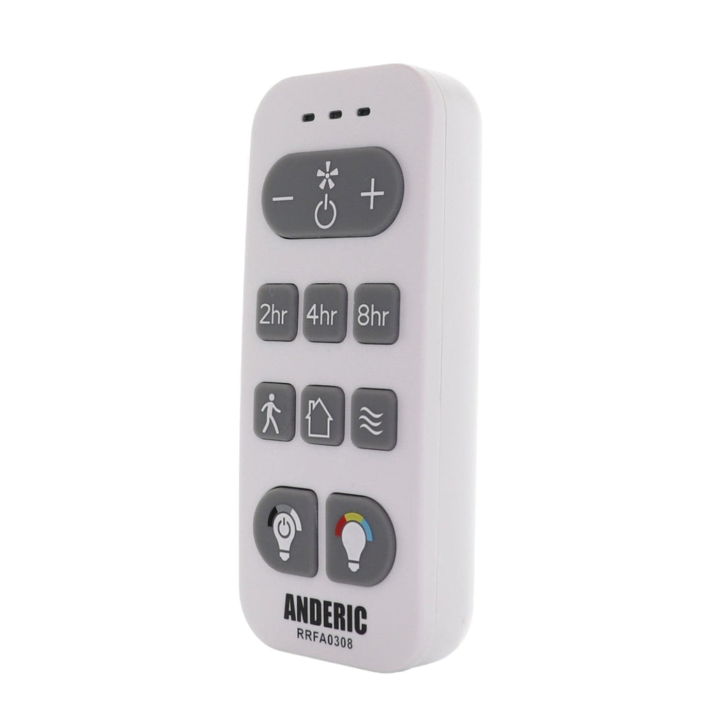 Anderic RRFA0308 Ceiling fan Remote Control for Harbor Breeze Boltz III, Mac III, Reverdy, Flanagan III, and Crestwell Fans - A25-FA0188A