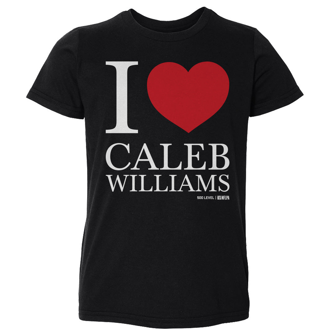 Caleb Williams Chicago I Love WHT