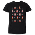 Christmas 8-bit Santas WHT