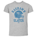 Rashawn Slater Los Angeles C Helmet Font